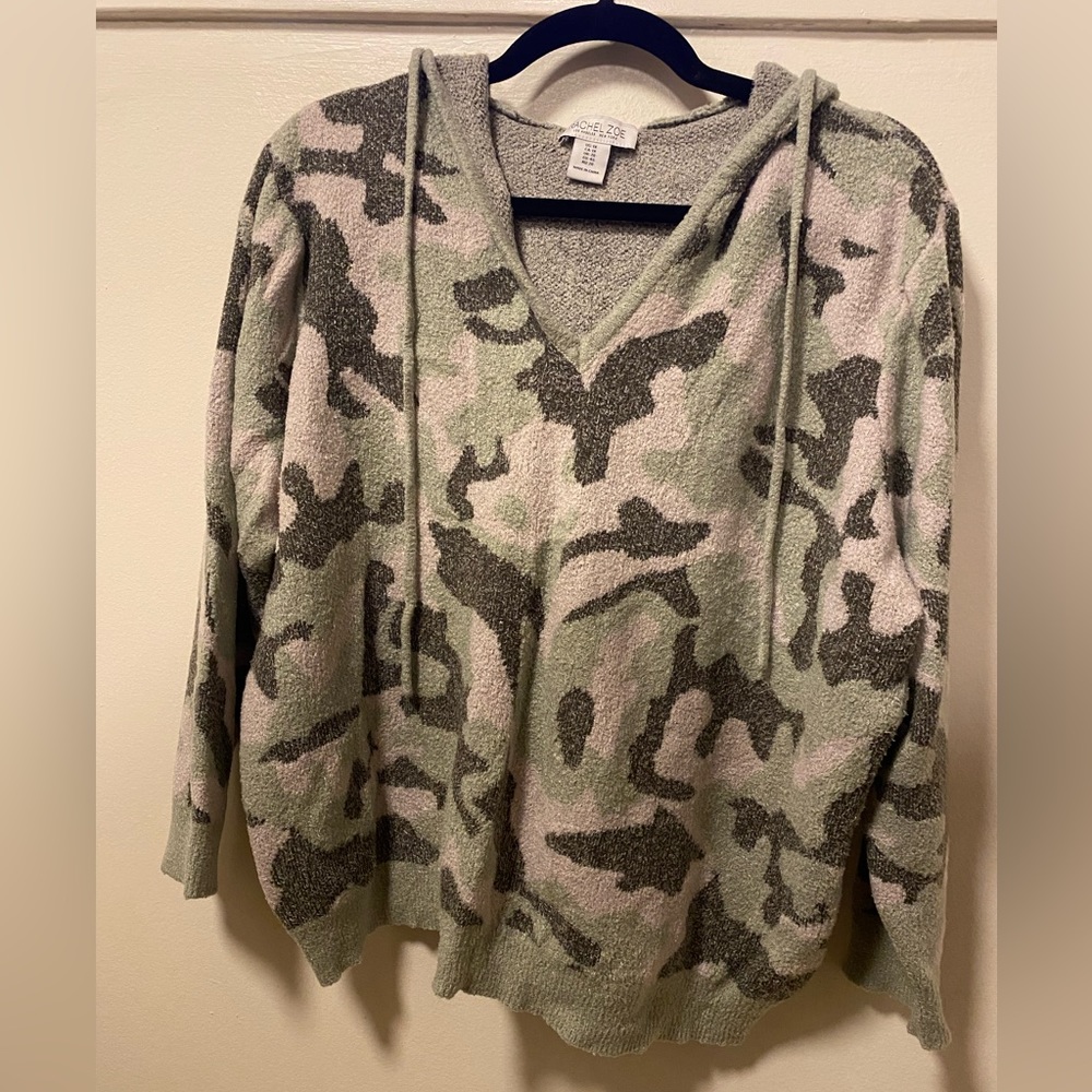 Cropped Hoodie-Camo print